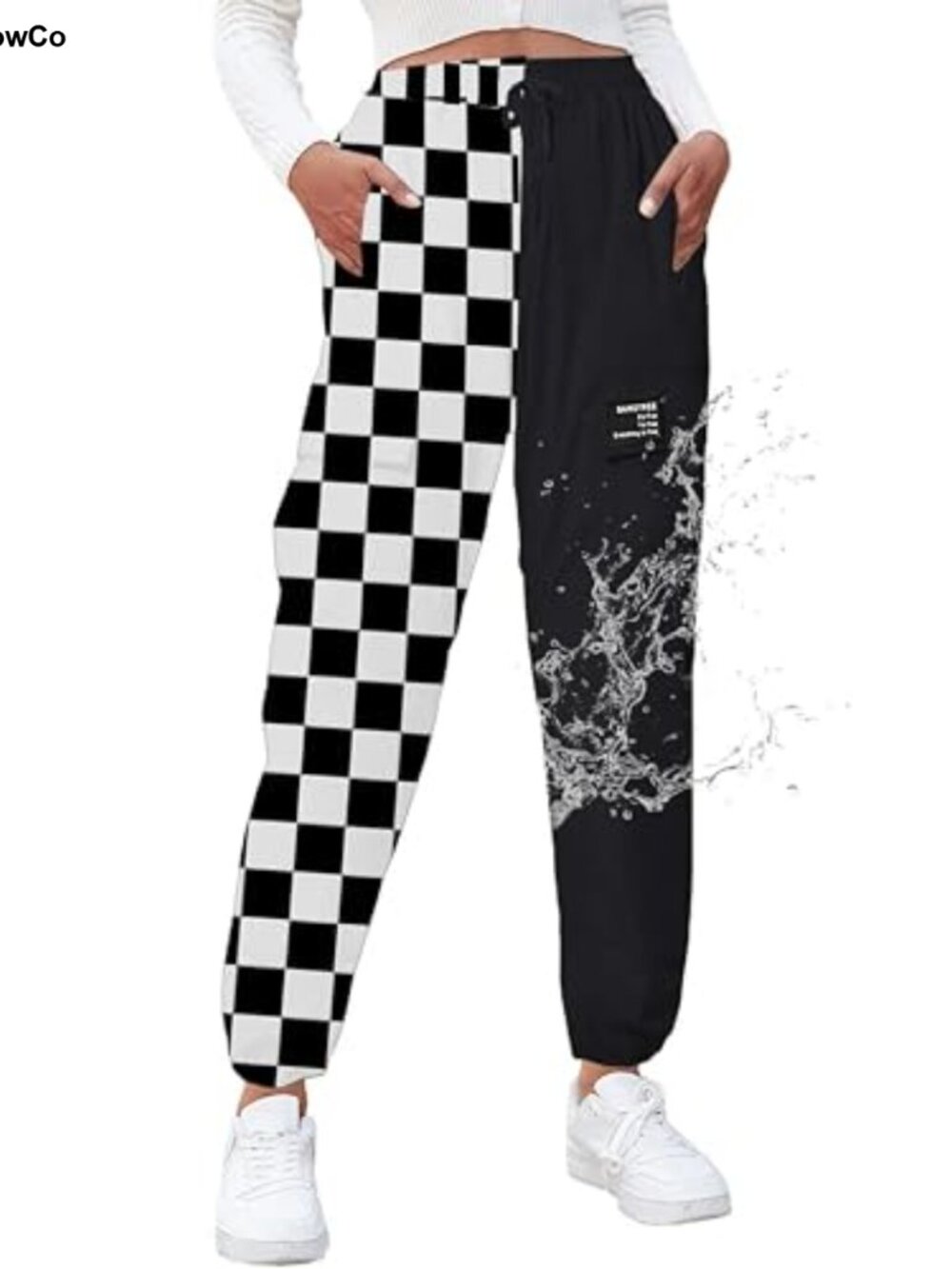 Women's Waterproof Cargo Jogger Pants Nylon Spandex Outdoor Hiking